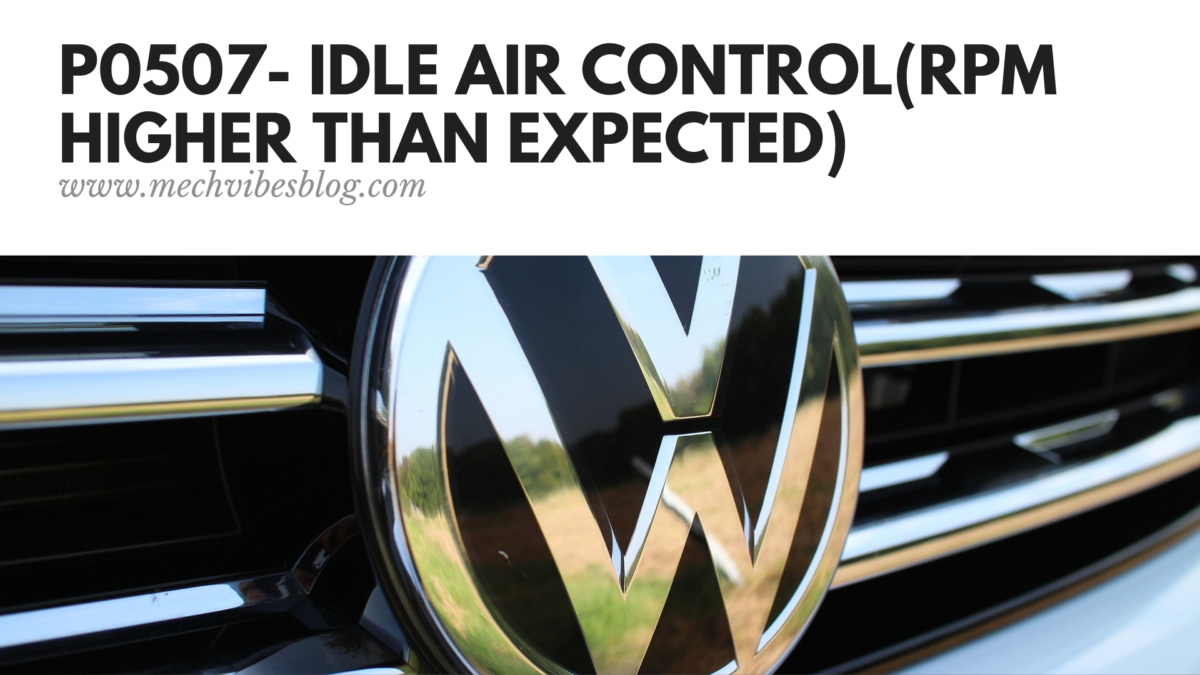 Idle-Air-Control(RPM-Higher-Than-Expected)