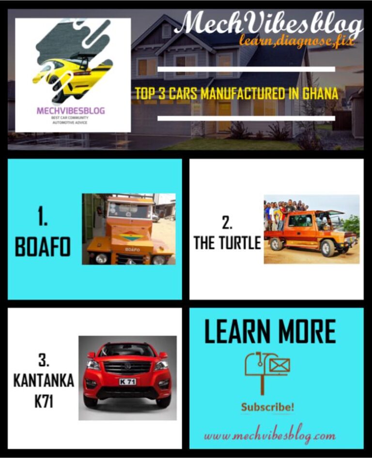 Made in Ghana Three Cars Designed and Manufactured In Ghana